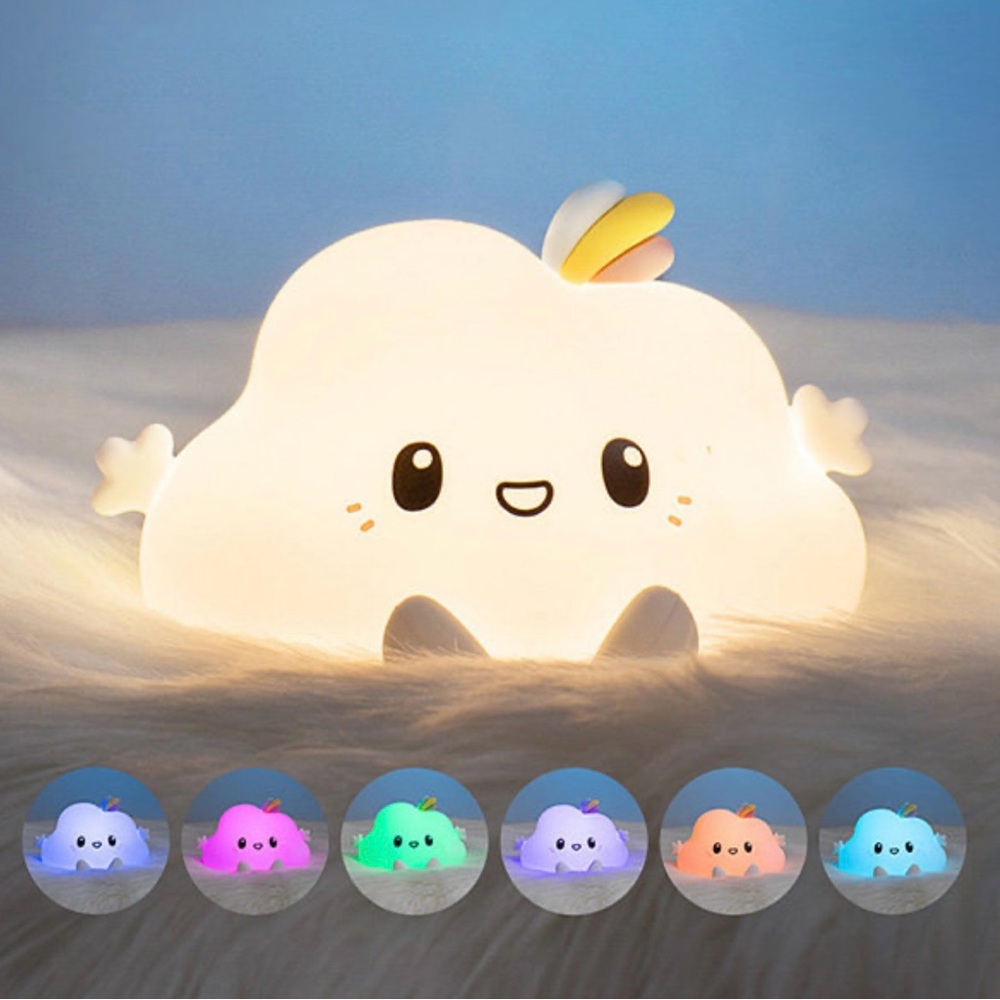 Cloud Night Light with LED Color Changing Feature
